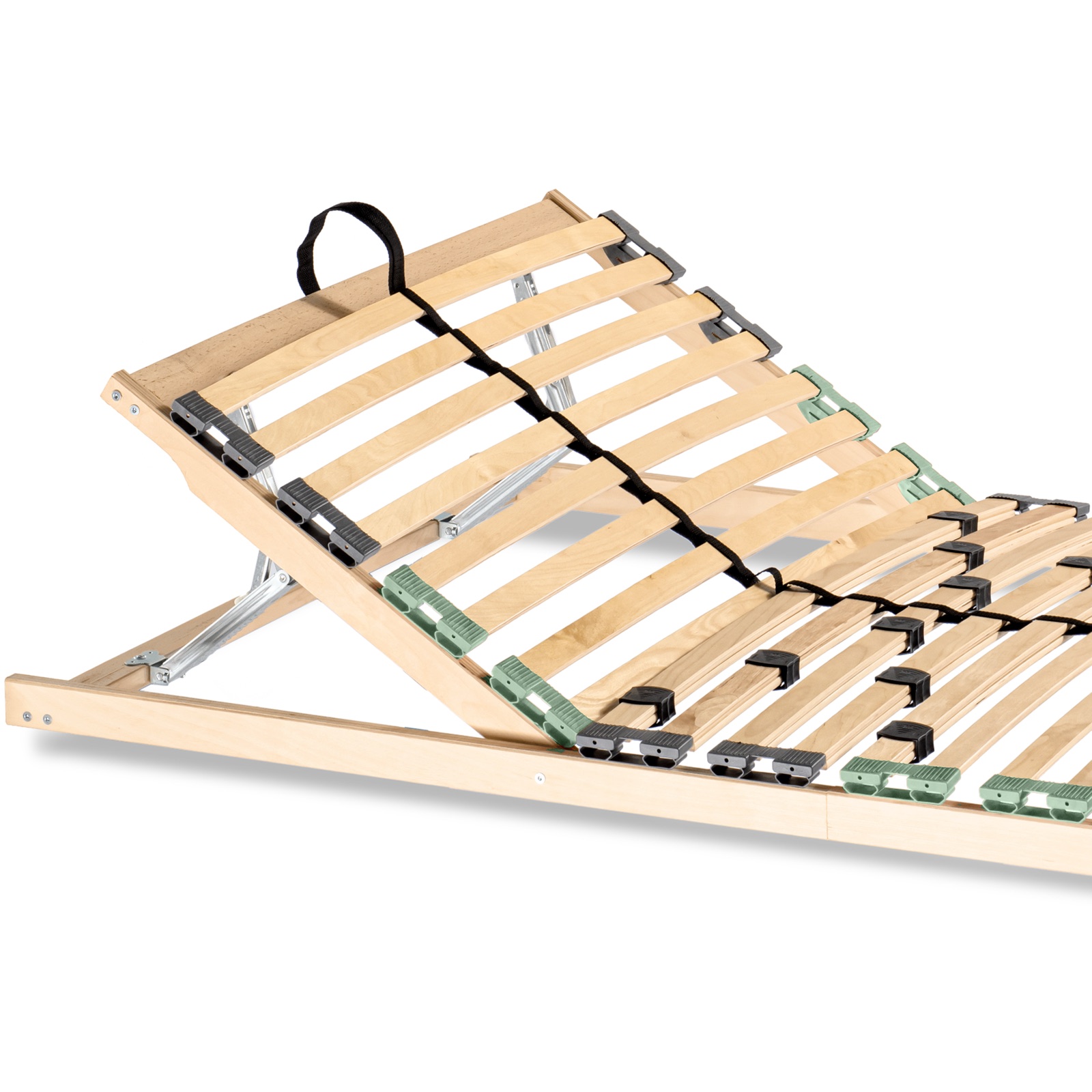 Lattenrost, Rückenlehnenverstellung, Holz, Klappmechanik, Tragband-Gurtband