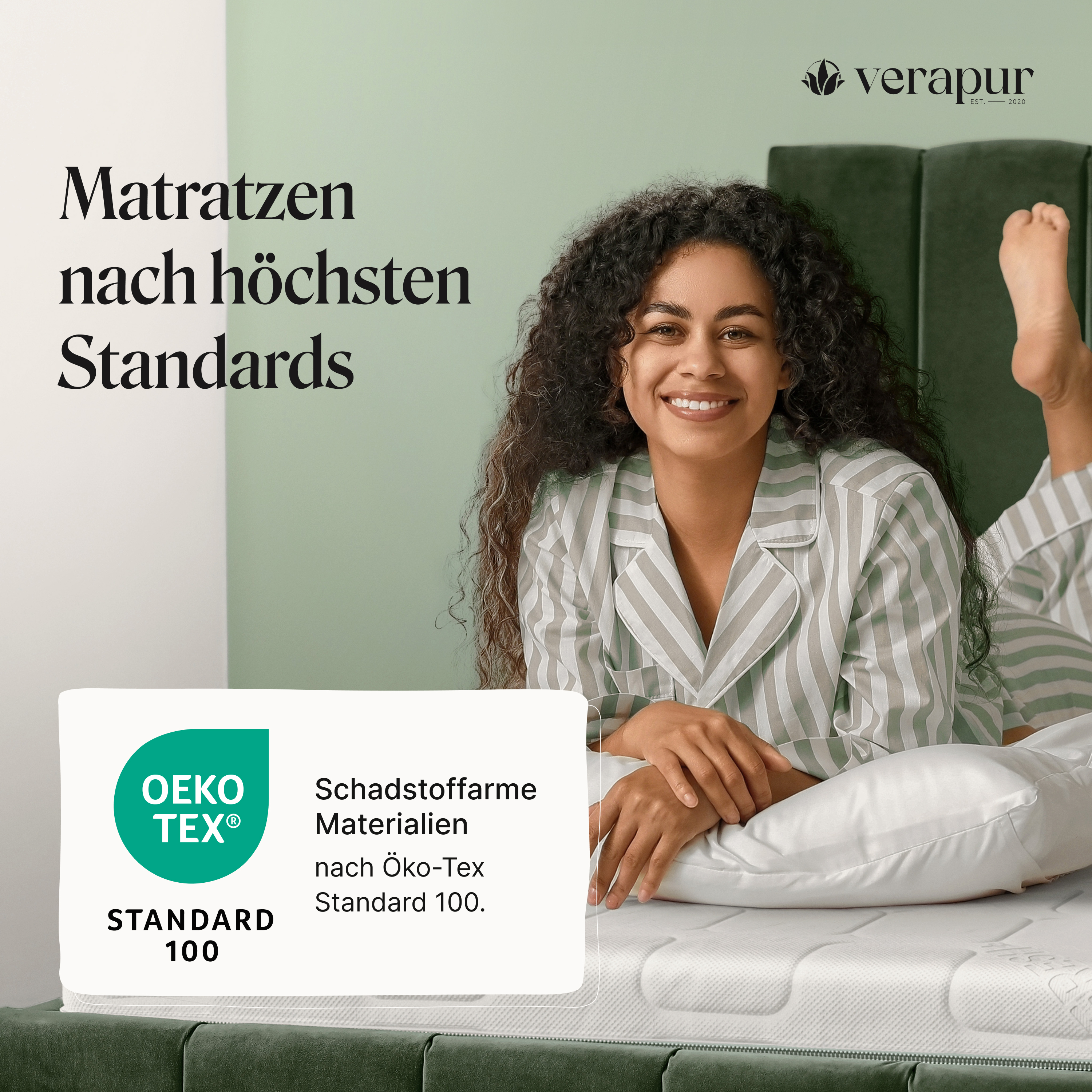 Verapur Kaltschaummatratze Thara, Matratzen, Standard 100, Öko-Tex, Materialien, Bezug
