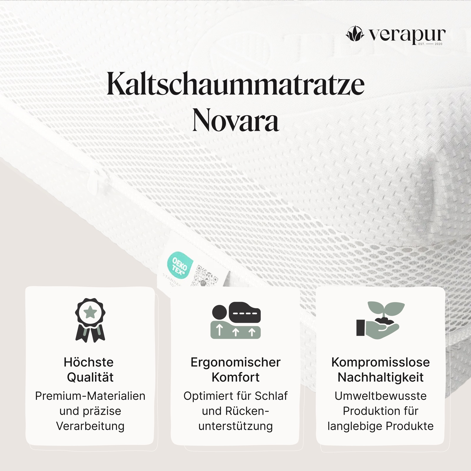 Verapur Kaltschaummatratze Thara – Produktbild 2